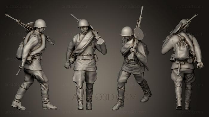 Military figurines (STKW_0141) 3D model for CNC machine
